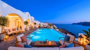 Chill Sax 2026 🌊 Santorini Blue Hour ｜ Luxury Chillout & Relax