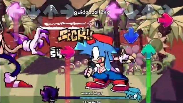 fnf manual blast but Sonic. exe sing it смотреть онлайн