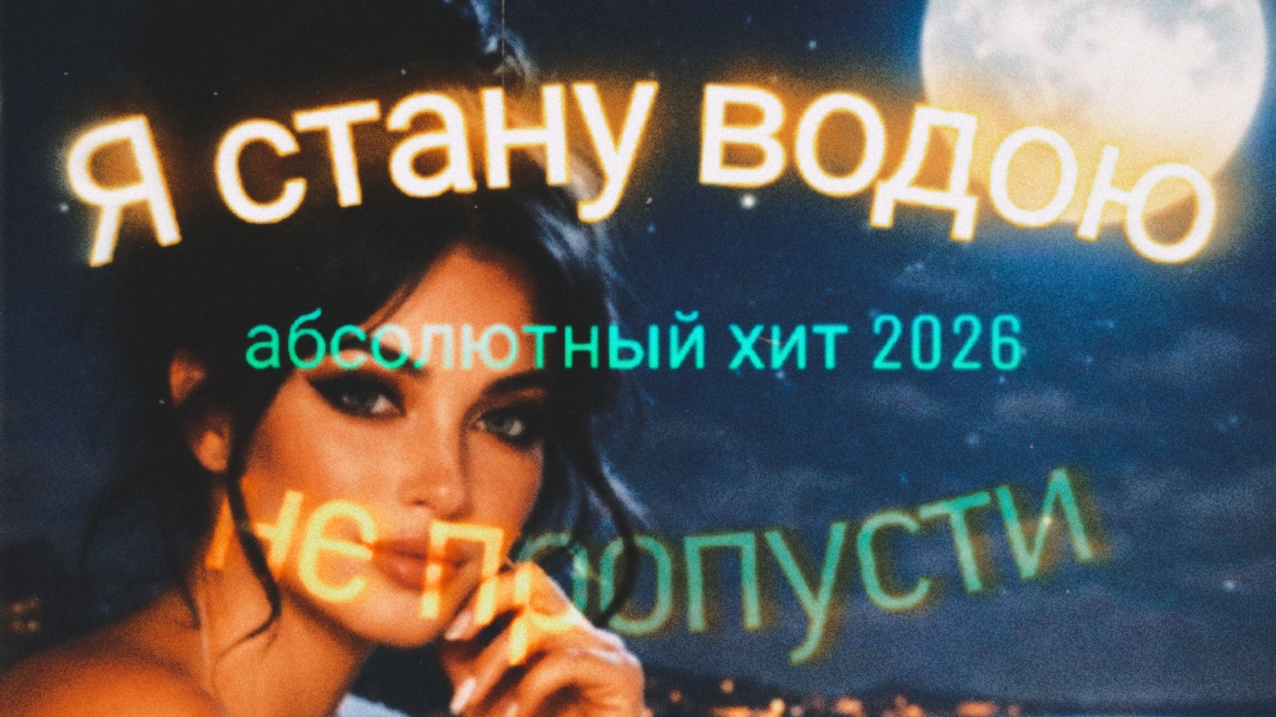 Абсолютный хит июнь 2026✌️Я стану водою✌️