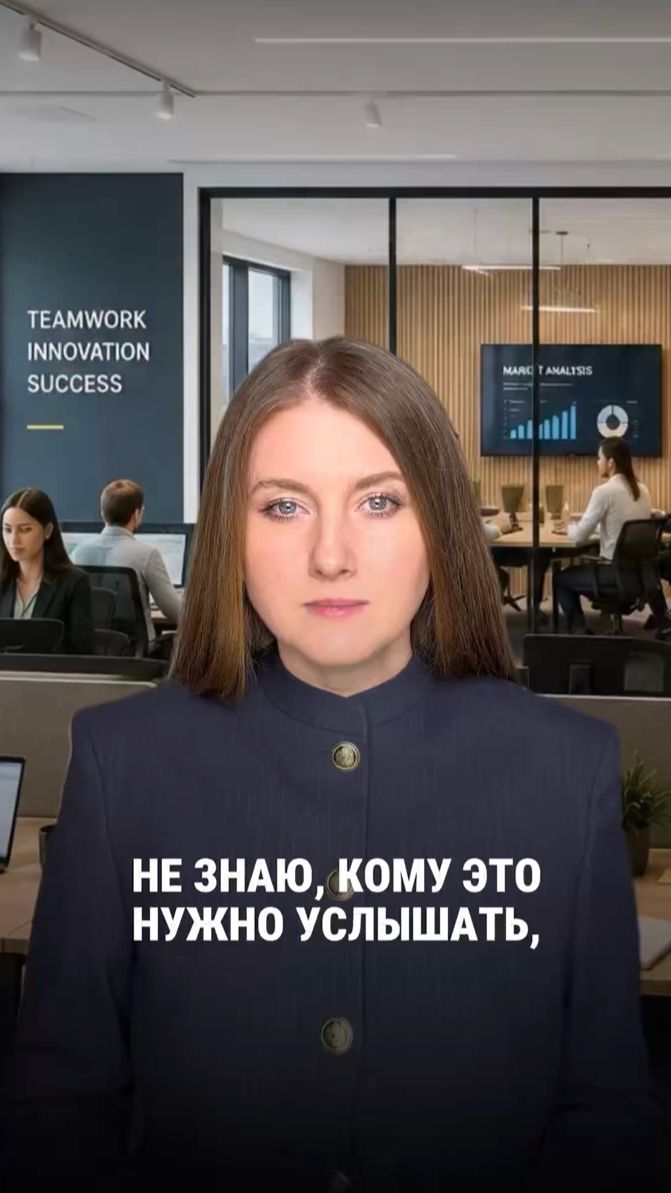 Не знаю, кому это нужно услышать
