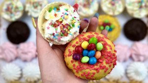 ASMR еда, а вы думали мыло 😂 залипательное видео 😋 расслабляющие звуки 🧁🍩🍫