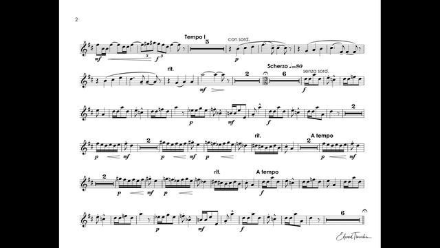 Barat, Joseph - Andante and Scherzo - Kenneth Jones trumpet Bb