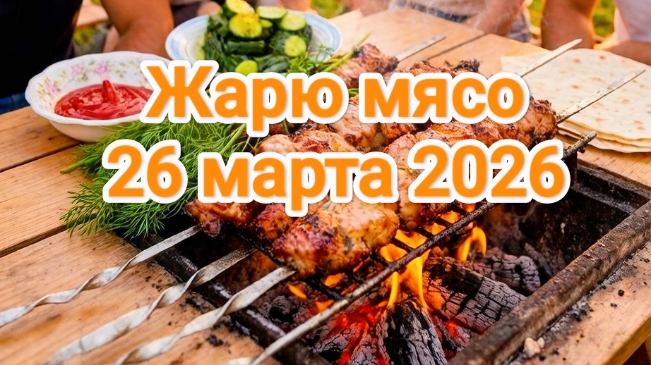 Жарю мясо 26 марта