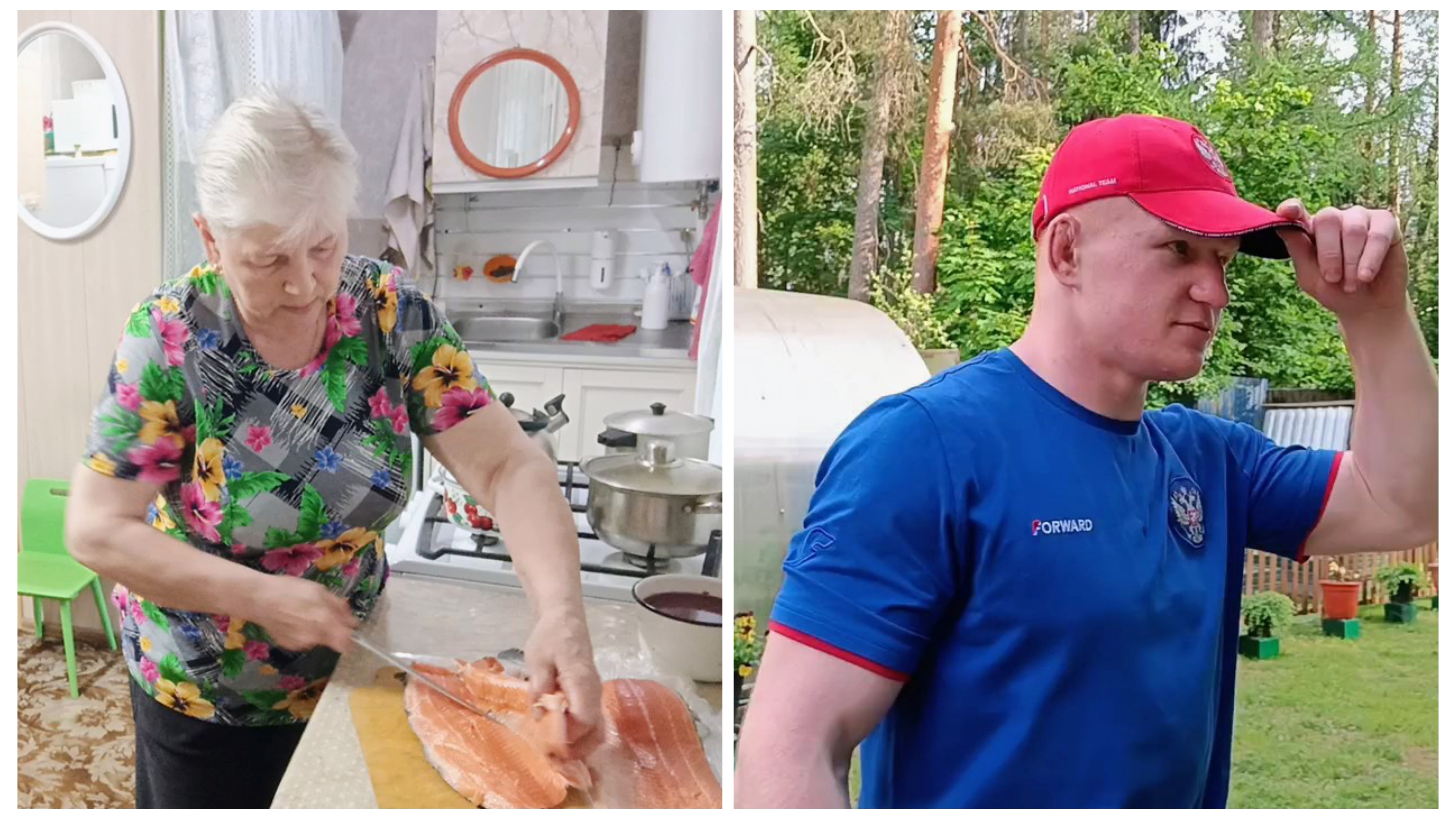 "Жизнь на пенсии".. Хроника дня - засолила рыбку, заезжал внук!!! смотреть онлайн