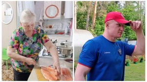 «Жизнь на пенсии».. Хроника дня - засолила рыбку, заезжал внук!!!