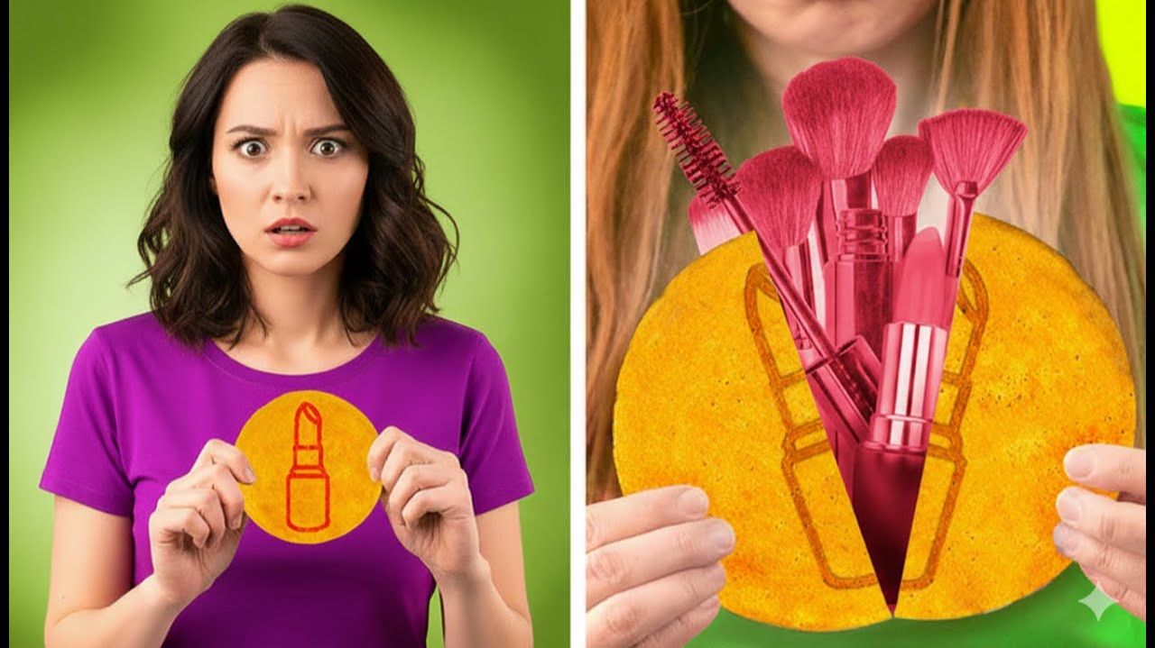 Секреты макияжа!😳💄 Забавные бьюти-хитрости, которые работают смотреть онлайн