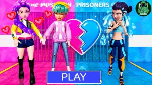 💔 МАЛЫШКА САДЖА И РУМИ ПРОТИВ ЗОИ БЕГУТ ИЗ ТЮРЬМЫ | #Roblox #Obby