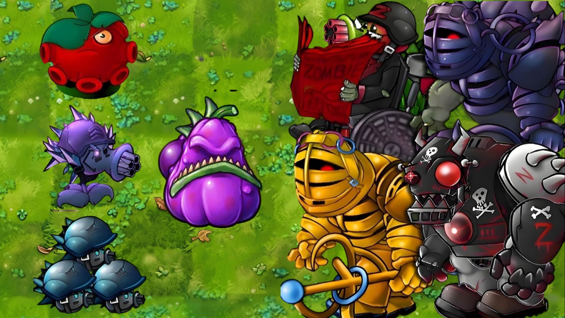 Растения против Зомби PVZ Fusion Plants vs Zombies ПвЗ битва прохождение топ смотреть онлайн