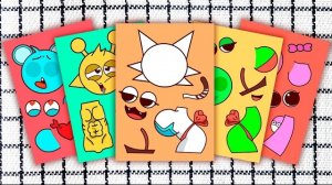 Издание Incredibox Sprunki дополнено новыми забавными наклейками с модами для ДЕВОЧЕК! 👧🎨 наклейки