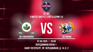 ХК «ЛОНОПАРК» - ХК «Юби» | 07.06.2026