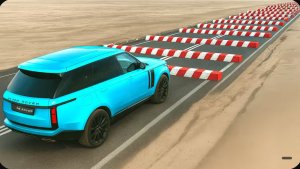 Автомобили против уступов подряд #4 в BeamNG Drive