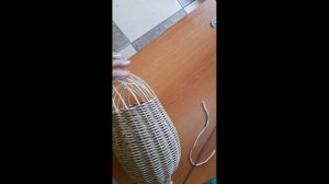 Ежик из ротанга