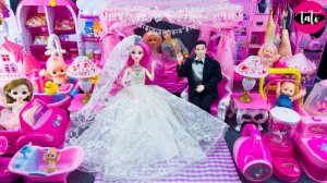 Играем в игрушки из мультика принцесса кукла Барби. Мультфильм для детей. ASMR АСМР
