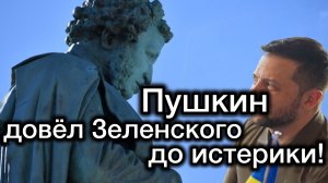 Пушкин довёл Зеленского до истерики! Разрыв мозгов бандеровским дебилов