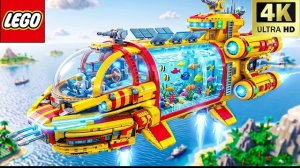 МОЩНЫЙ автоматический корабль LEGO Technic! | Забавный эксперимент Lego