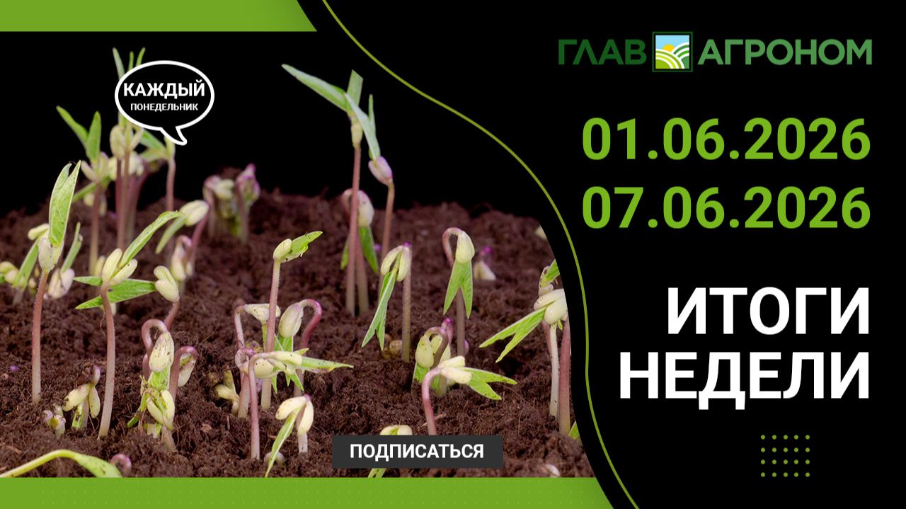 Итоги недели с ГлавАгроном 01.06.2026 - 07.06.2026