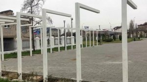 Волгоград Парк имени 8 марта Строительство уголка отдыха #лучшее #Волгоград #Центральный_район