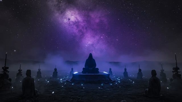 Sit With What You've Been Running From ｜ 1 Hour Dark Ambient Meditation ｜ Galactic Nebula смотреть онлайн