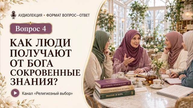 Вопрос 4. Как люди получают от Бога сокровенные знания?