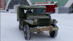 Динамический показ машины Dodge WC-51 на выставке «Моторы Войны», 10 января 2026