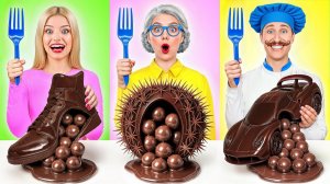 Кулинарный Челлендж# Я против Бабушки # Потрясающие Рецепты с Едой