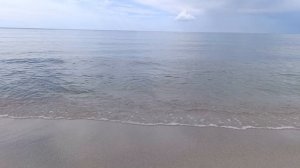 Балтийское море после дождя. Город Балтийск.