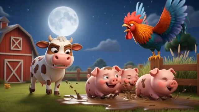 День рождения теленка — СУПЕР ВЕСЕЛАЯ И захватывающая история 🎂🐮🎈   Мультфильм для детей