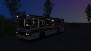 OMSI 2. Карта Новоозёрск — маршрут №3. Автобус: МАРЗ-4219.