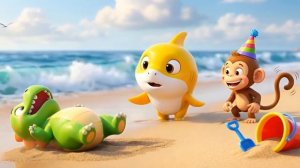 Бэби Дино на пляже 🏖️ — Серия 8   Мультфильм для детей и весёлые приключения (1)