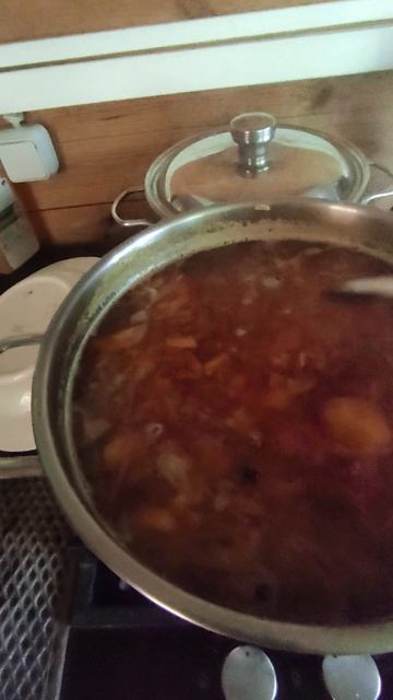 Вкуснейший, ароматный борщ.