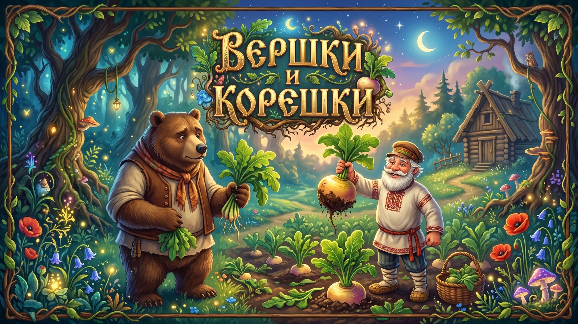 Вершки и корешки - Русская народная сказка | Сказка для детей
