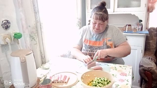 салат из крабовых палочек 👍 смотреть онлайн