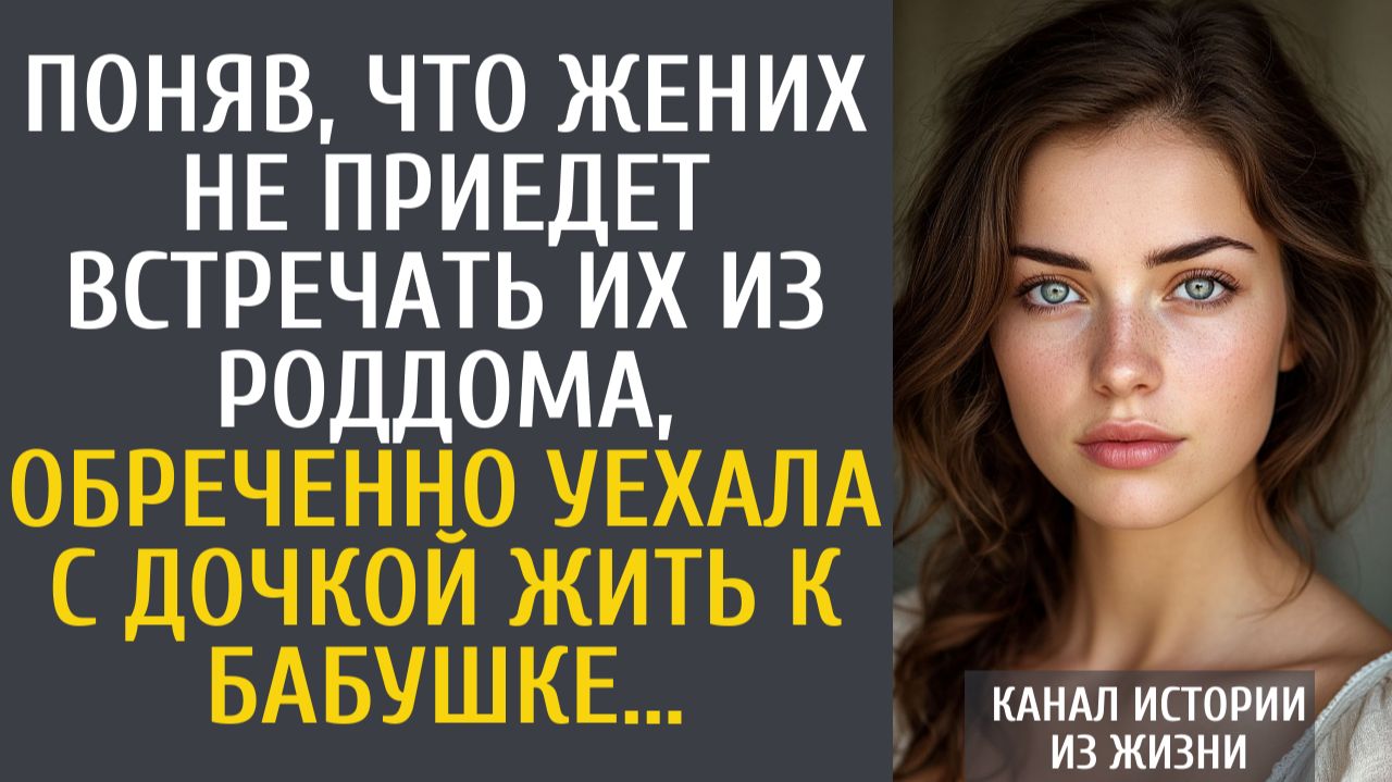Истории из жизни Поняв, что жених не приедет встречать их из роддома, обреченно уехала с дочкой жить смотреть онлайн