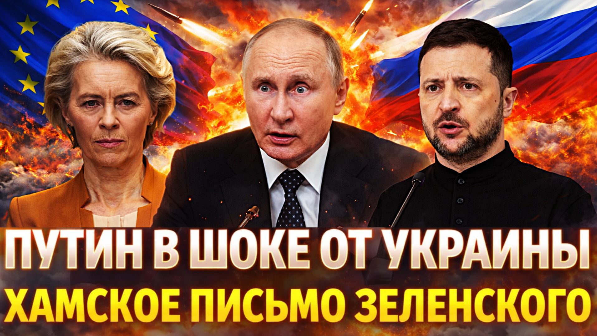 Хамское письмо Зеленского Путину// Грядет падение крупного города// Россия такого не прощает! смотреть онлайн