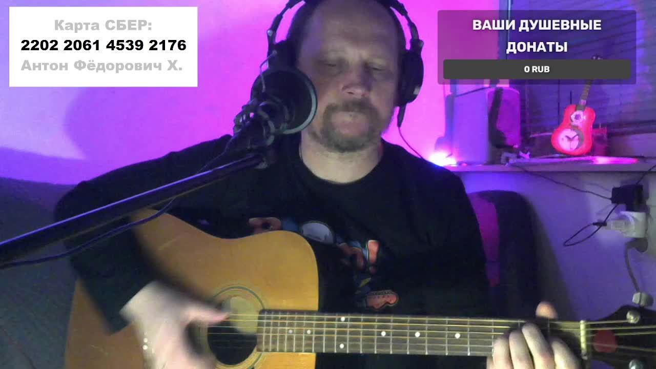 ВОСКРЕСНЫЙ СТРИМ - ХИТЫ РОКА И ШАНСОНА ПОД ГИТАРУ И НЕ ТОЛЬКО... 🎸 смотреть онлайн