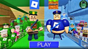 Майнкрафт Барри против Роблокса: Побег из тюрьмы Барри! Obby - Полный игровой процесс ∣ #roblox