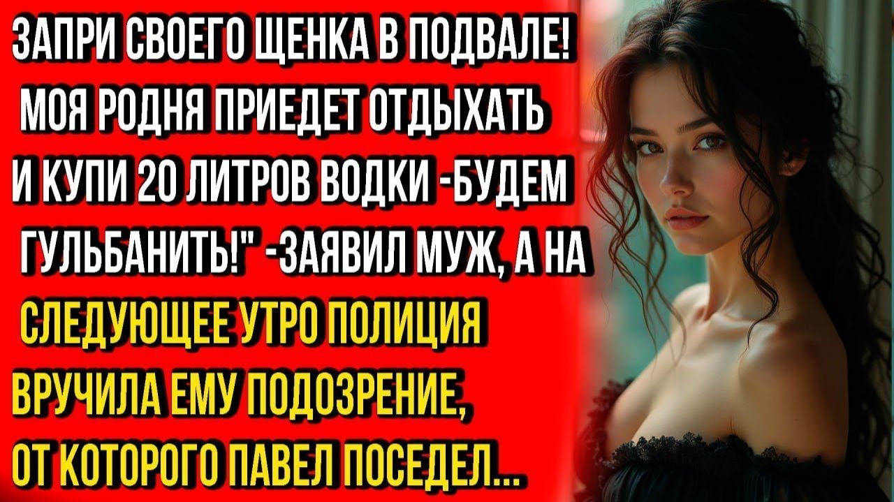 ЗАПРИ СВОЕГО ЩЕНКА! МОЯ РОДНЯ ПРИЕЗЖАЕТ — БУДЕМ ОТДЫХАТЬ! — ЗАЯВИЛ МУЖ.А НА УТРО ЕГО ЖДАЛО ТАКОЕ... смотреть онлайн