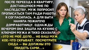 Пожилая домработница показала ключ: «Ваш муж кое-что скрывает» | Истории из жизни | Реальные истории
