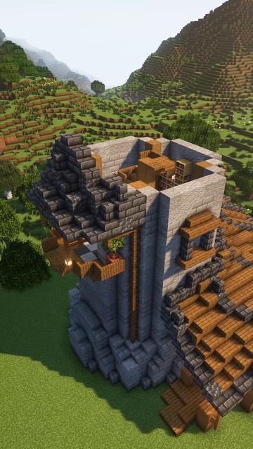 БАШНЯ ВОЛШЕБНИКА В MINECRAFT 🧙♂️🏰 #minecraft