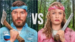 Мужчины против Женщин Выживают в Глуши за $500.000 MRBEAST МИСТЕРБИСТ НА РУССКОМ мистер бист