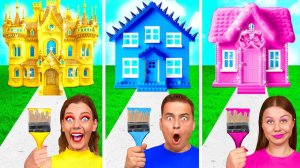 Домики Одного Цвета Челлендж # Война Пранков от Fun Teen