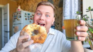 МУКБАНГ😋 БУБЛИК С ДЫРКОЙ И КОМПОТ