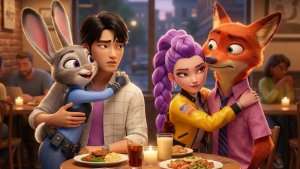 Двойное свидание (Zootopia x Охотники на демонов) Анимационный клип