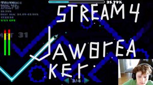Stream 4 Jawbreaker. 65%, 63-84%