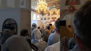 Проповедь митрополита Варфоломея. Храм Всех Святых.