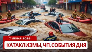 Новости Сегодня 07.06.2026 Катаклизмы сегодня, ЧП, События дня | Китай Россия Индия Европа США
