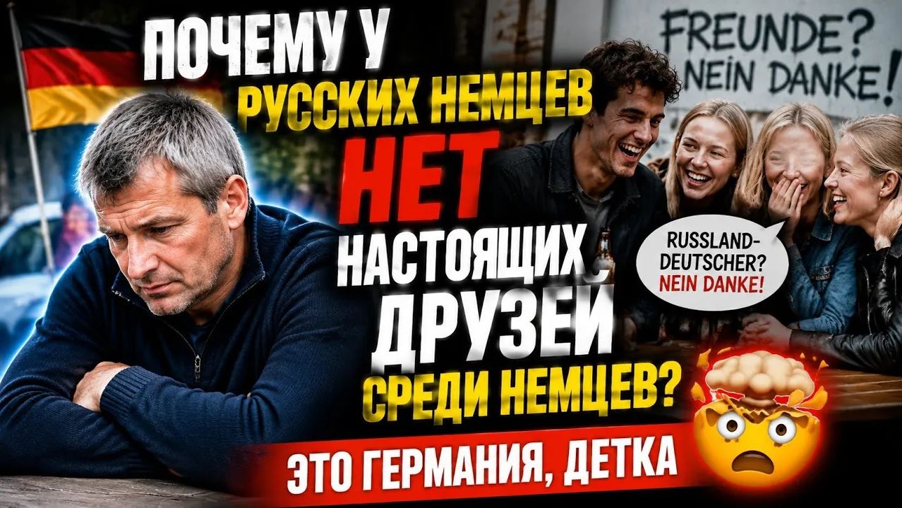 ПОЧЕМУ У РУССКИХ НЕМЦЕВ НЕТ НАСТОЯЩИХ ДРУЗЕЙ СРЕДИ НЕМЦЕВ ЭТО ГЕРМАНИЯ ДЕТКА 🤯 смотреть онлайн