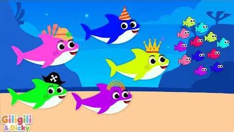 Baby Shark doo doo doo Hunt _ Animal Song - Shark Family -Best nursery Rhymes & Kids Songs смотреть онлайн