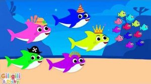 Baby Shark doo doo doo Hunt _ Animal Song - Shark Family -Best nursery Rhymes & Kids Songs