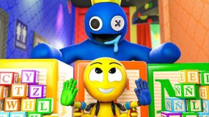 ХАГГИ ВАГГИ - СЕКРЕТ СИНЕГО!  Poppy Playtime Rainbow Friends - Анимации на русском